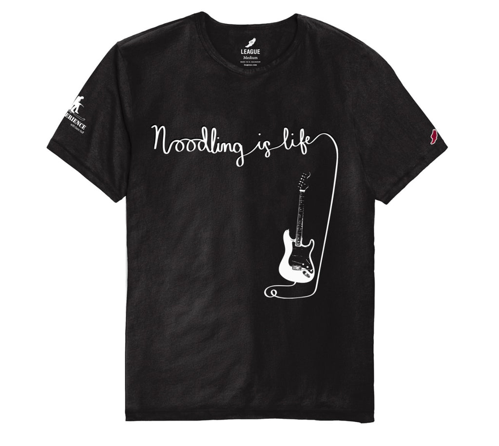 Noodling Is Life T-Shirt - Vintage Black