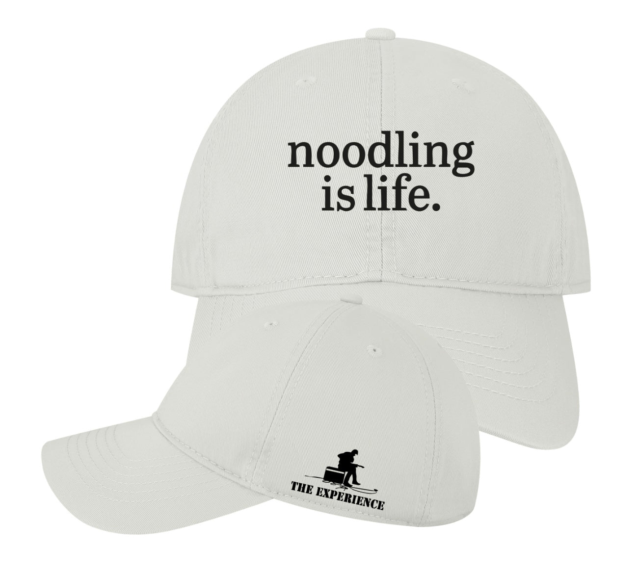 Noodling Is Life Hat - White